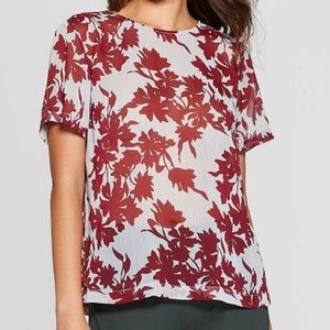 NEW Gauzy floral top | NWT